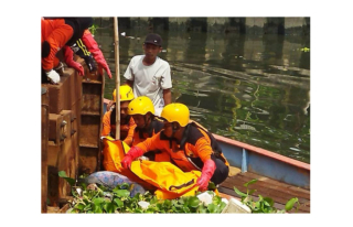 Tim SAR Gabungan Temukan Kasmi di Sungai Segoro Tambak