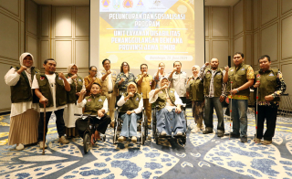Disabilitas di Jatim Berperan Aktif dalam Penanggulangan Bencana