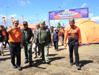 Semarak Gelar Peralatan BNPB Se-Jatim, Kabupaten Lumajang Sebagai Juara Umum