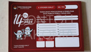 Waduh, KPU Sumenep Kekurangan Ribuan Stiker Tanda Coklit