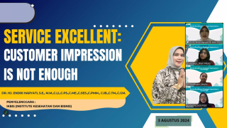 Insitut Kesehatan dan Bisnis Surabaya (IKBIS) Gelar webinar Service Excellent