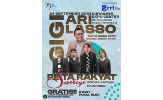 Saksikan Konser Grup Band Gigi dan Ari Lasso di Pesta Rakyat Suroboyo, Malam ini Gratis!