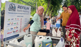 Ecoton Kampanyekan Pengurangan Sampah Plastik Sekali Pakai di CFD Gresik