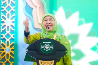 Kongres XVIII Muslimat NU Resmi Ditutup, Ketum Khofifah: Ibu-Ibu I Love You Full