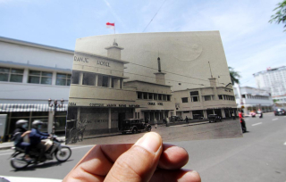 Asyiknya Ngabuburit Sambil Berburu Foto Juxtaposed