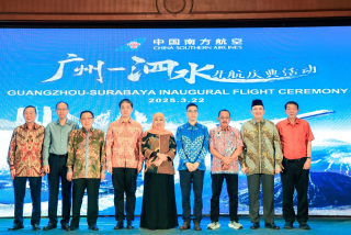 Penerbangan Guangzhou-Surabaya Resmi Diluncurkan