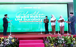Rektor UM Surabaya Lantik Empat Wakil Rektor Baru, Fokus pada Transformasi Berkelanjutan