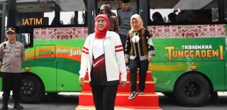 Kabar Gembira! Gubernur Khofifah Gratiskan Layanan Bus Trans Jatim di Lima Koridor Selama Sehari Penuh