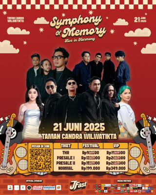 Jatim Bersiaplah! Konser "Symphony of Memory" Akan Hadir di Taman Candra Wilwatikta Pasuruan