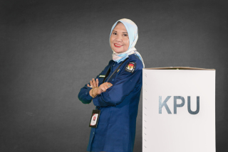 Sekretaris KPU Jatim, Nanik Karsini
