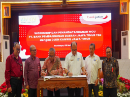 Optimalkan Recovery Asset, Bank Jatim Jalin Sinergi dengan DJKN Jawa Timur
