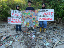 Ecoton Desak Pembangunan Pagar Laut untuk Lindungi Mangrove dari Sampah Plastik