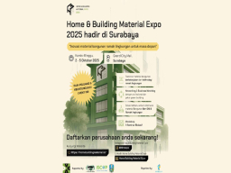 "Suroboyo Ijo" HBM Expo 2025 Jadikan Surabaya Pusat Material Bangunan Ramah Lingkungan