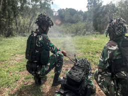 Marinir Hancurkan "Markas Musuh" di Latihan Purboyo