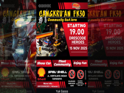 Dalam Rangka Hari Pahlawan 2025, FK30 Jatim Gelar Cangkrukan Bernuansa Pahlawan