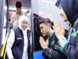Gubernur Khofifah meluncurkan Trans Jatim Koridor I Malang Raya