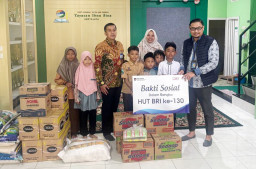 BRI Surabaya Bagikan Bantuan Rp120 Juta untuk Panti Asuhan di Usia 130 Tahun