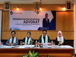 Advokat Persadin Angkatan XXII Resmi Diambil Sumpah di Pengadilan Tinggi Banten
