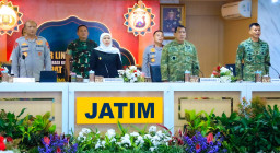 Rakor Operasi Ketupat Semeru Polda Jatim: Gubernur Khofifah Siap Sambut 24 Juta Lebih Pemudik Asal Jatim