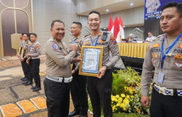 Satlantas Polres Nganjuk Raih Juara dalam Operasi Lilin Semeru 2025