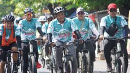 Peringati Harlah ke-92 dengan Gowes Bangkalan-Jombang, GP Ansor Jadi Hub Anak Muda Jelajahi Sejarah Ulama