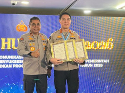Top! Bidhumas Polda Jatim Sabet 3 Penghargaan Terbaik di Rakernis Humas Polri 2026