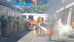 Kunjungi Taman Edukasi Bencana BPBD Jatim, Muslimat NU Surabaya Ikuti Pembelajaran Kebencanaan