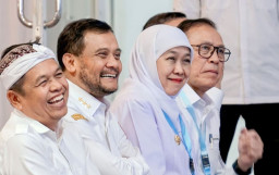Gubernur Khofifah Hadiri Peluncuran B50 oleh Presiden Prabowo di Karawang 