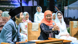 Khofifah : Pembangunan Tidak Cukup dengan Kerja Keras dan Usaha Lahiriah Tapi Juga Butuh Kekuatan Spiritual