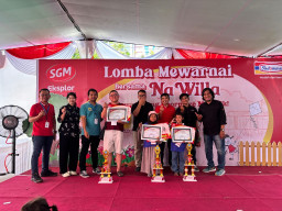 Hari Anak Nasional 2026, Lomba Mewarnai SGM Eksplor dan Indomaret di Surabaya Sedot Antusias Ratusan Anak