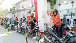Aksi Agustus Merdeka, 200 Ojol Surabaya Dapat BBM Gratis