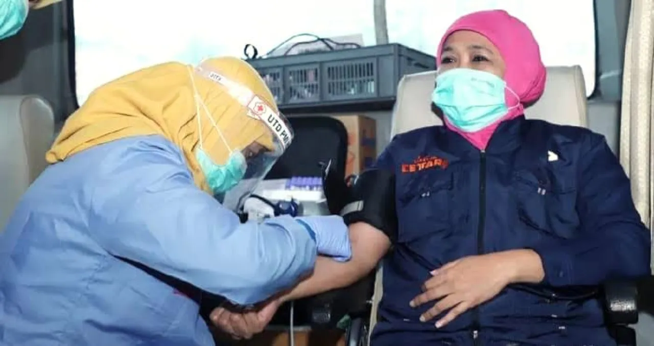 Khofifah Apresiasi Pendonor Darah