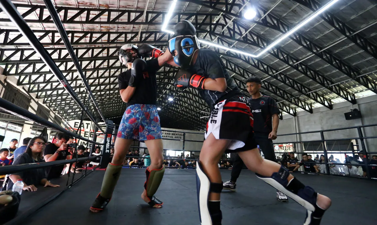 Ini Baru Jago Bela Diri, Satu Lawan Satu di Ring Rumble Training Camp