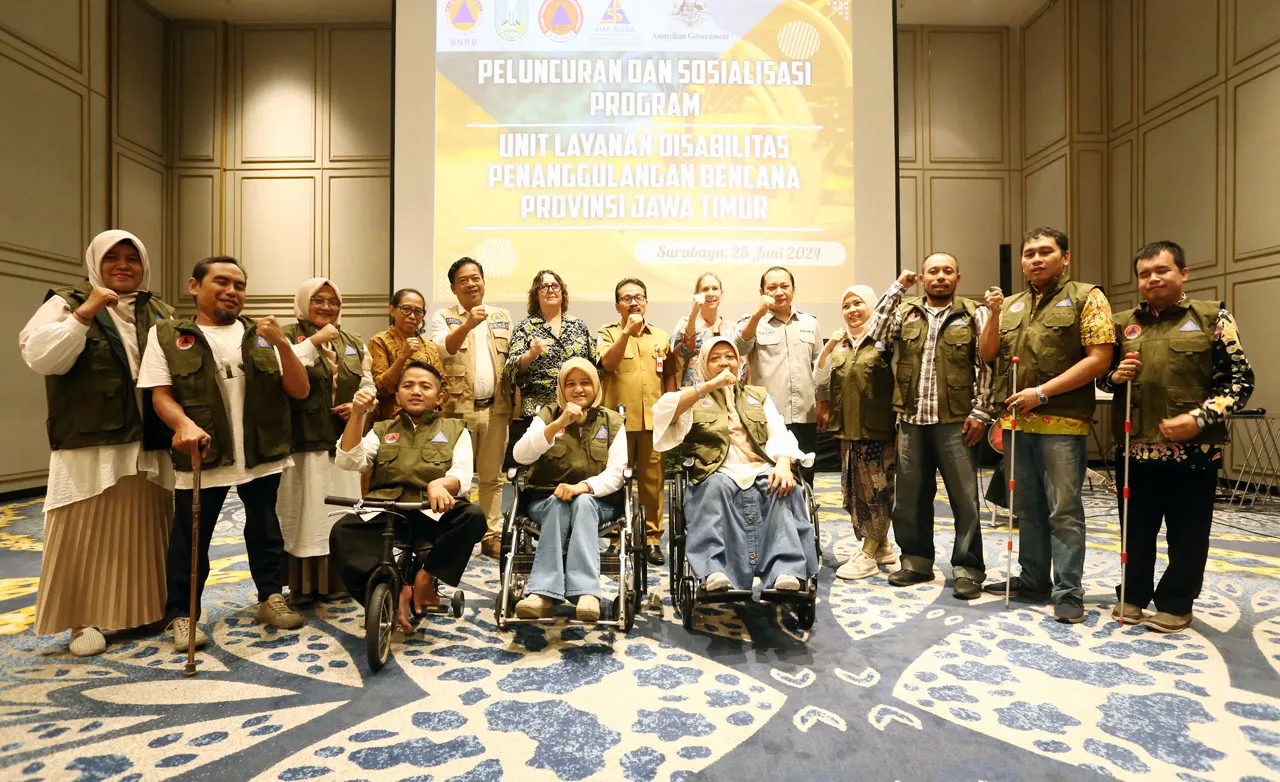 Disabilitas di Jatim Berperan Aktif dalam Penanggulangan Bencana