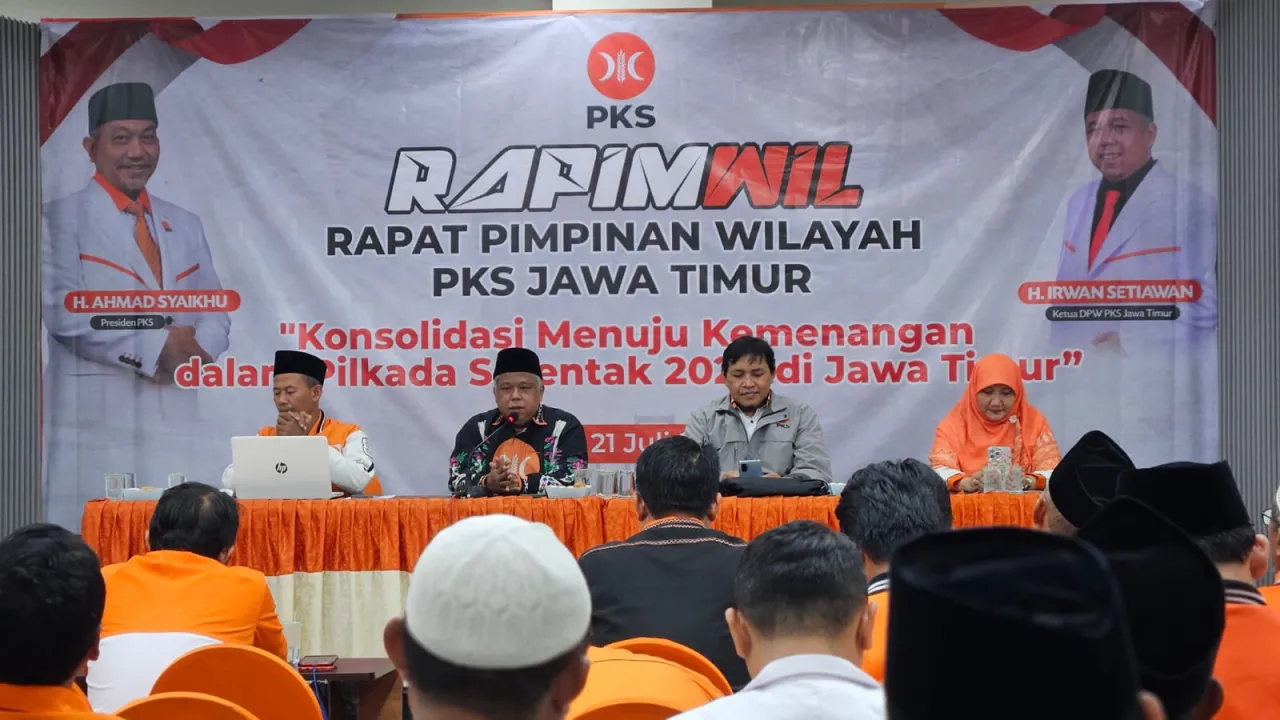 Rapimwil PKS Jatim, Kang Irwan : DPD PKS se-Jatim siap All Out Menangkan Khofifah-Emil