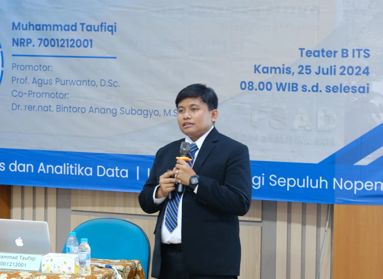 Teliti Teori Kuantum, Doktor ITS Lulus dengan Lima Publikasi Q1