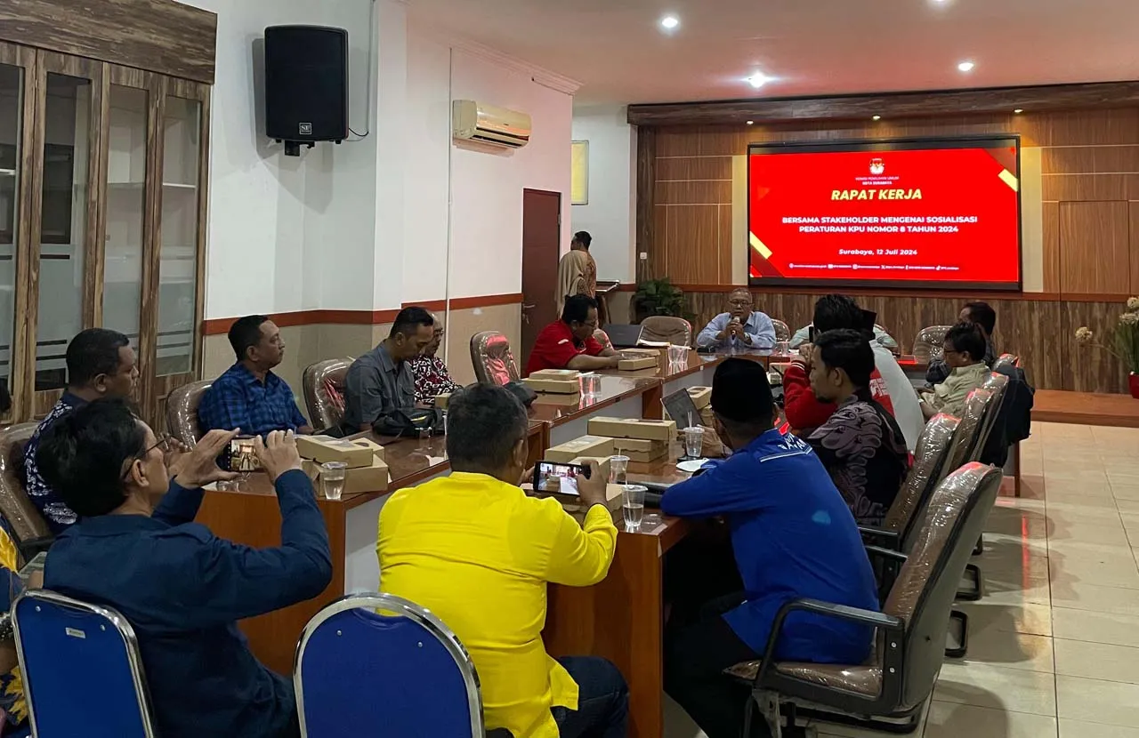 KPU Surabaya Sosialisasi Tahapan Pencalonan Pilkada Serentak 2024