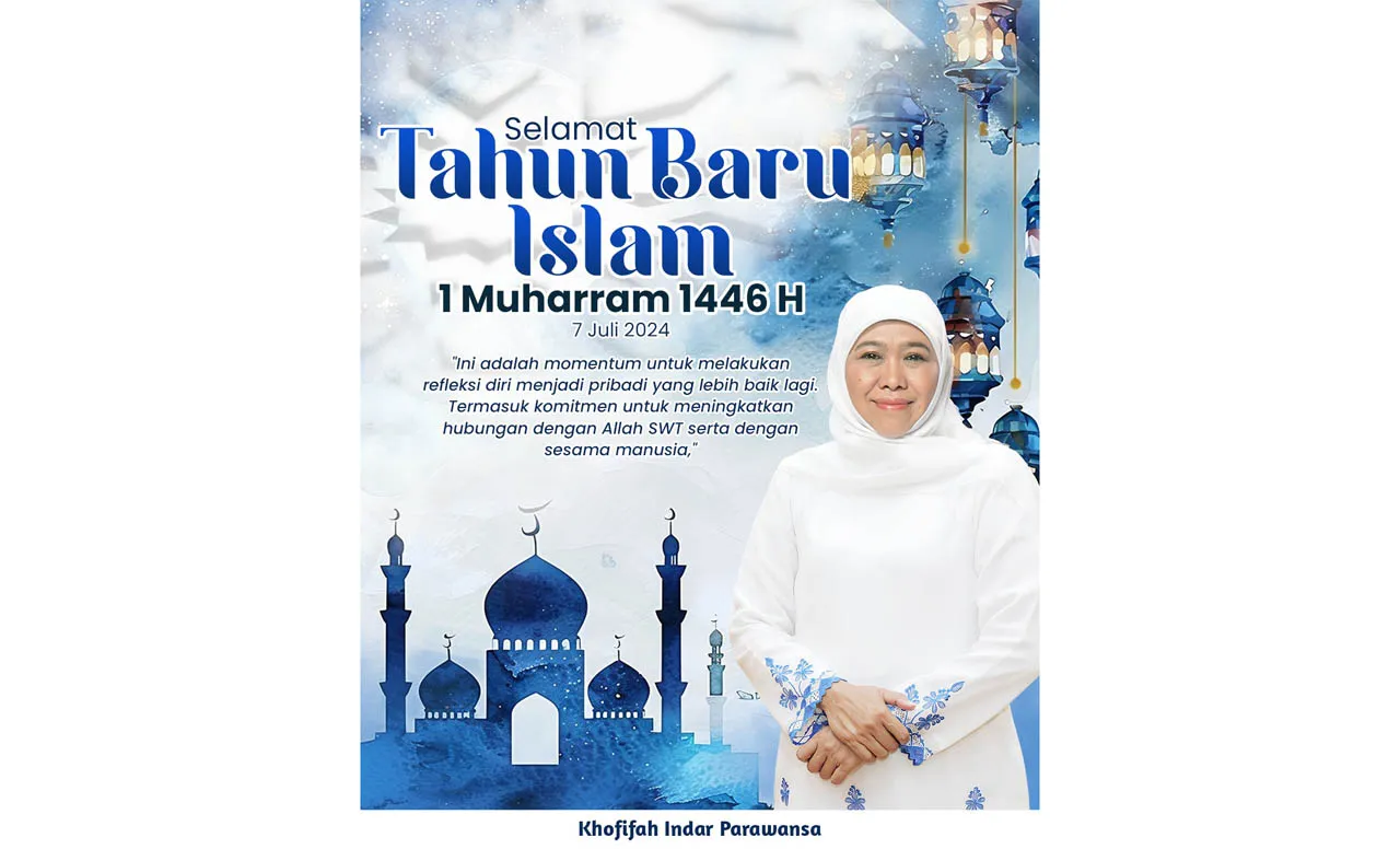 Tahun Baru Islam 1446 H, Khofifah Ajak Umat Muslim Hijrah Jadi Pribadi Lebih Baik