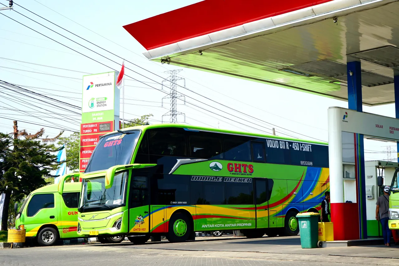 Jadi PO Bus Pertama Komitmen Gunakan Produk Non Subsidi Gunung Harta, Setelah Dihitung Lebih Efisien