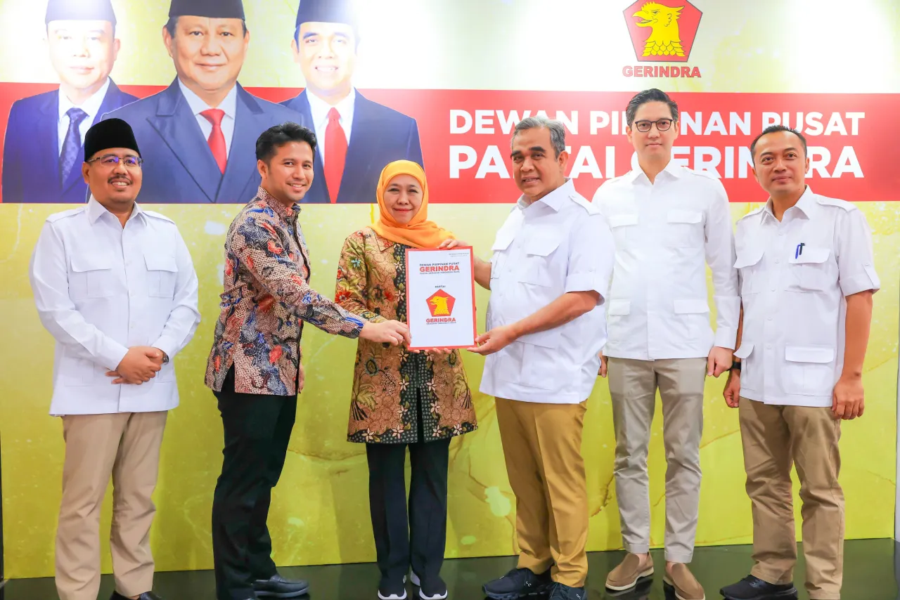 Sekjend Muzani Minta Kader Gerindra All Out Menangkan Khofifah-Emil