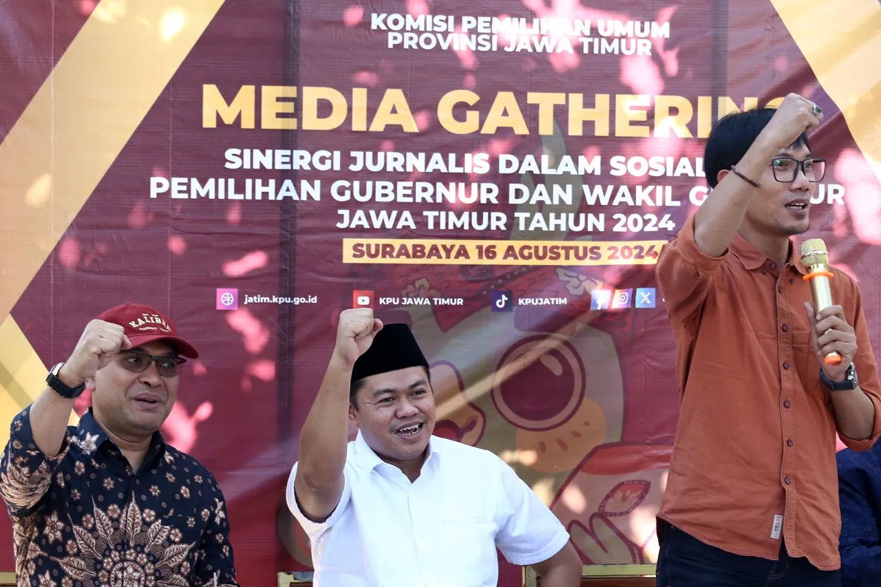 KPU Jatim Ajak Insan Pers Bersinergi Sukseskan Pilgub Jatim 2024