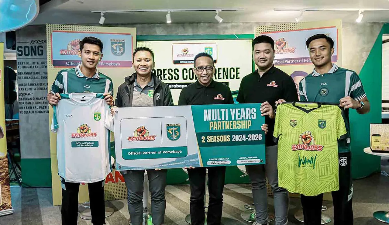 Extrajoss Lanjutkan Kerja Sama dengan Persebaya untuk Musim Liga 1