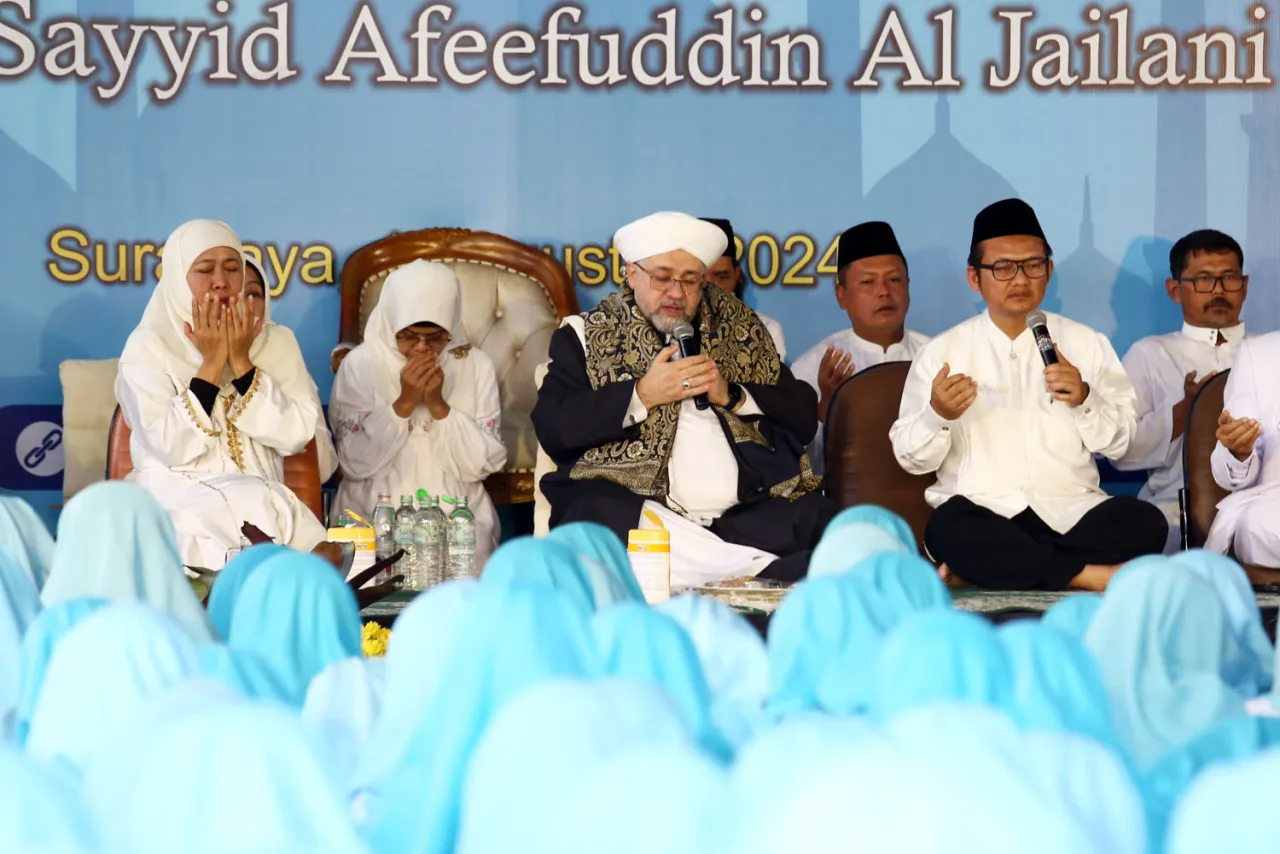 Sekolah Khadijah Gelar Doa dan Dzikir Kebangsaan Bareng Syeikh Sayyid Afeefuddin Al Jailani