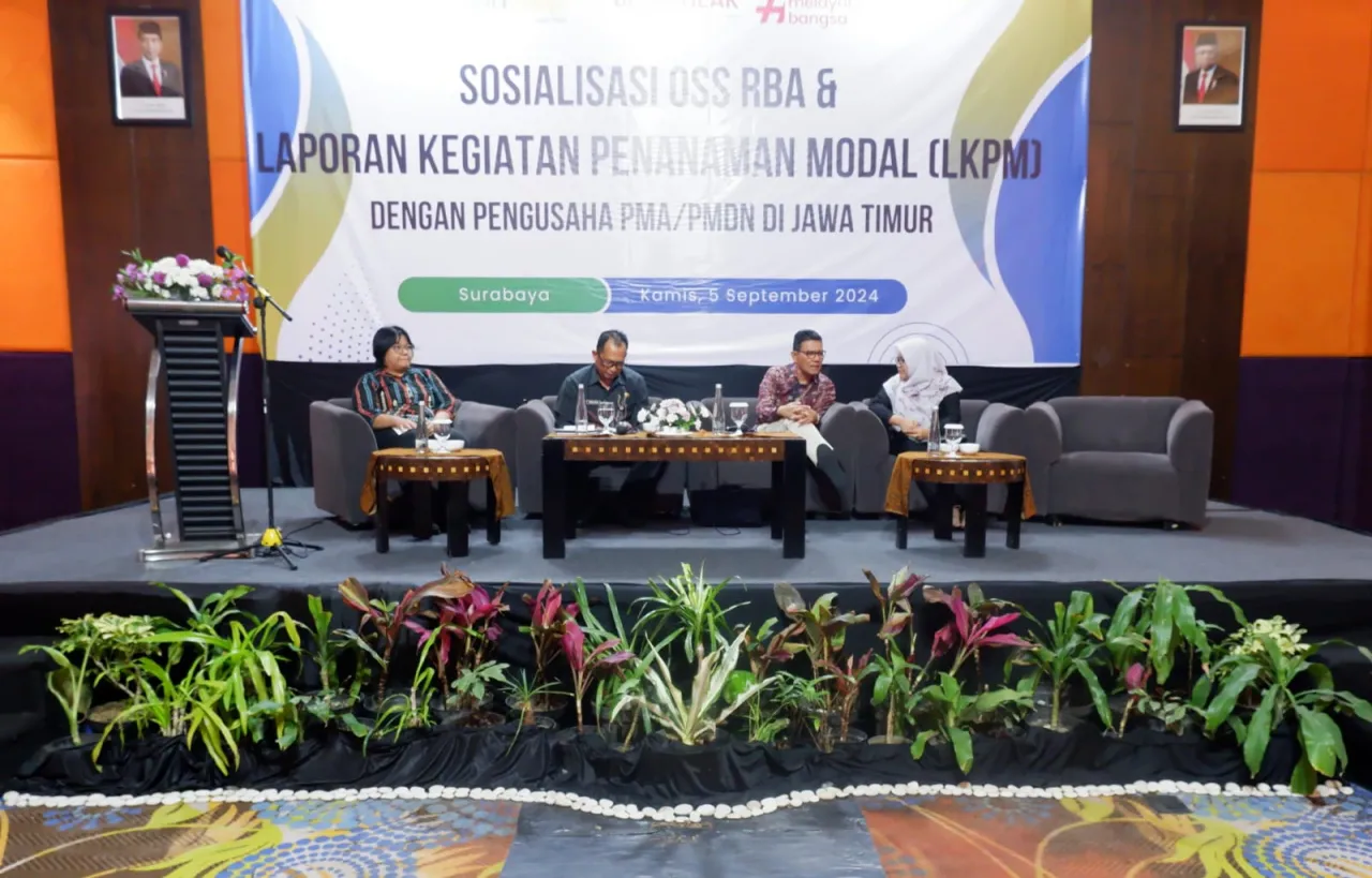 Dinas Penanaman Modal dan PTSP Provinsi Jatim Gelar Sosialisasi OSS RBA