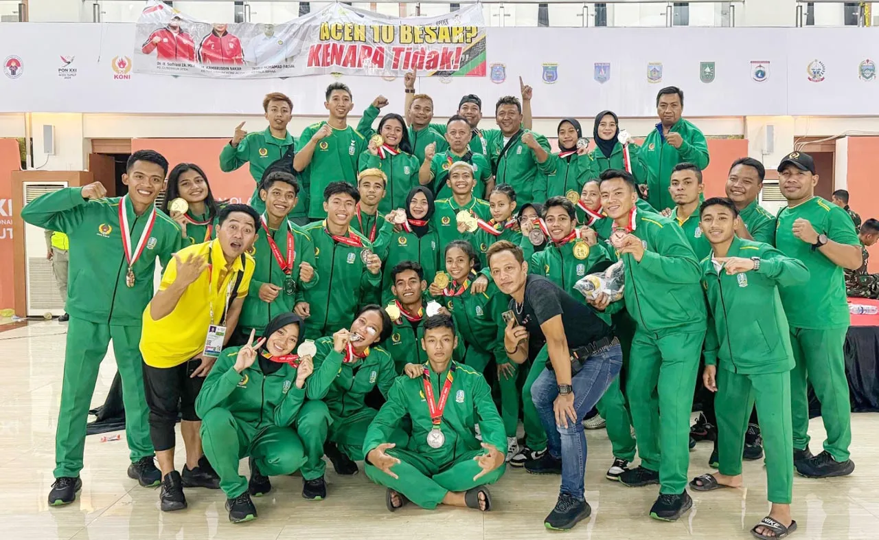 Pelatih Muay Thai Marinir TNI AL Antar Kontingen Jawa Timur Raih Medali PON XXI Aceh-Sumut 2024