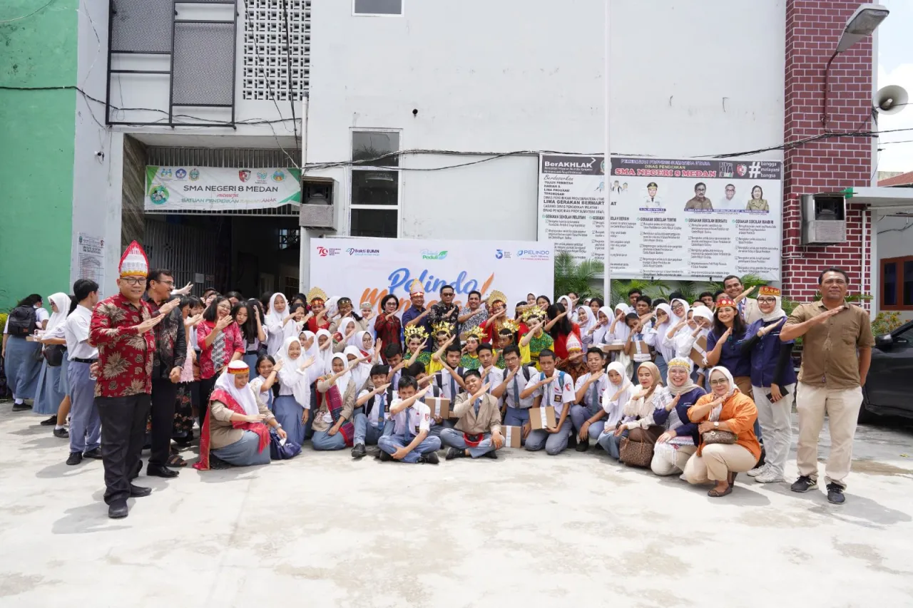 PTP Nonpetikemas Gelar Program Pelindo Mengajar, Dorong Generasi Muda Mengenal Industri Kepelabuhan