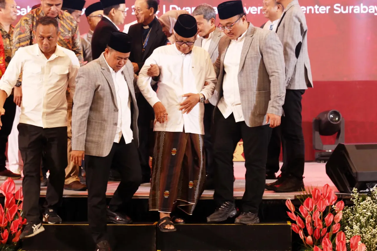 Doa Bersama Linta Agama Jelang Pilgub Jatim 2024