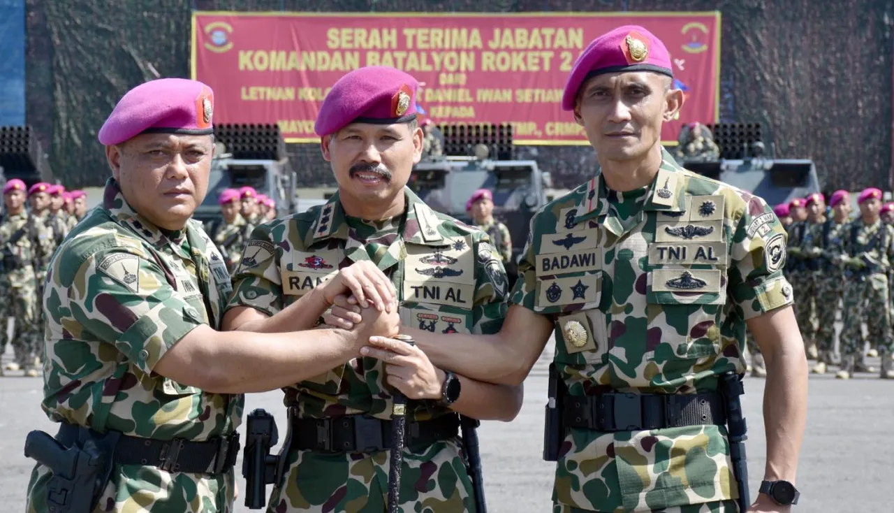 Batalyon Roket 2 Marinir Sambut Komandan Baru
