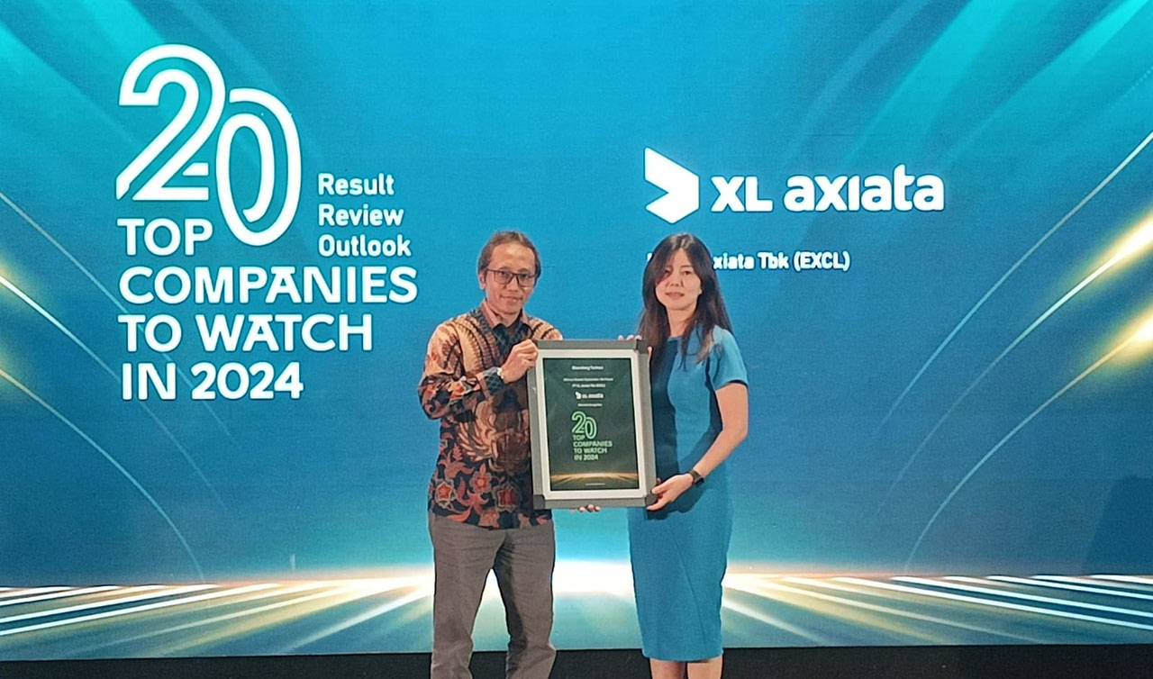 Penghargaan diberikan kepada XL Axiata atas keberhasilan perusahaan dalam menerapkan SDM terbaik yang menunjukkan tingkat keterlibatan karyawan yang tinggi. AyoFoto/XL Axiata