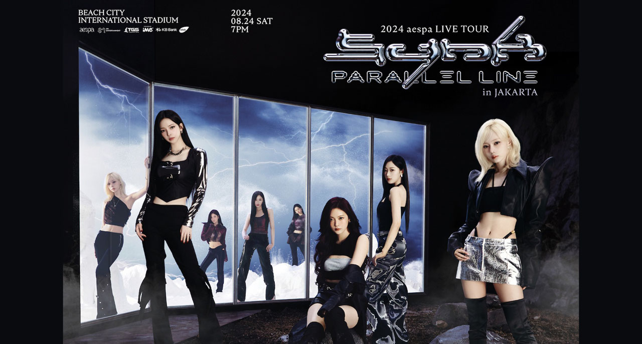 Tiket.com menghadirkan penjualan tiket untuk 2024 aespa LIVE TOUR – SYNK : PARALLEL LINE – in JAKARTA. AyoFoto/Tiket.com